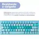 Teclado Inalambrico de Moda Modelo Verde Sk 676Ag Miniso