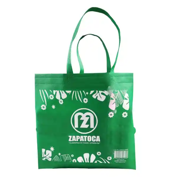 Bolsa Tela Verde Capacidad 10 Kg Zapatoca