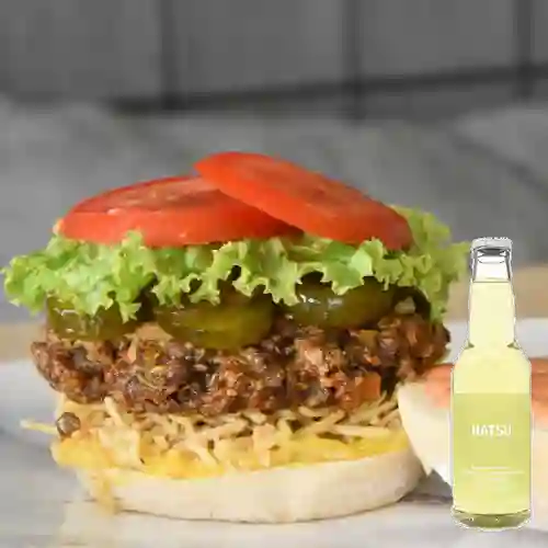 Combo Hamburguesa Chapinero + Hatsu Limón 250 ml