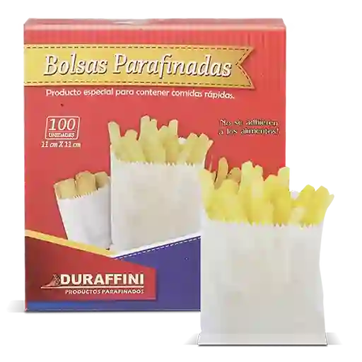 Duraffini Bolsa Parafinadas Papitas 11-11 cm