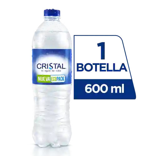 Agua Cristal Sin Gas 600 ml