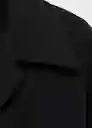 Camisa Sassa Negro Talla M Mujer Mango