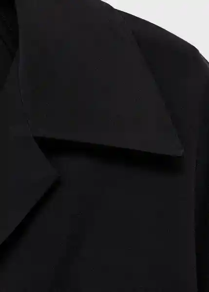 Camisa Sassa Negro Talla M Mujer Mango