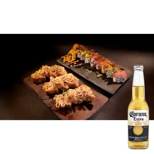 Combo Pepe Crispy Roll + Corona 350 ml