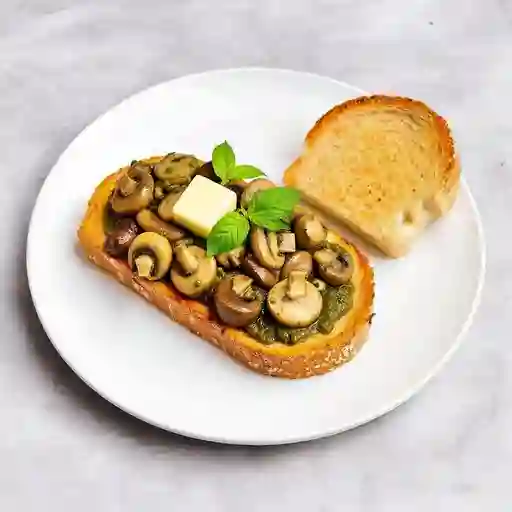 Champinones Al Pesto/Mushrooms In Pesto Sauce