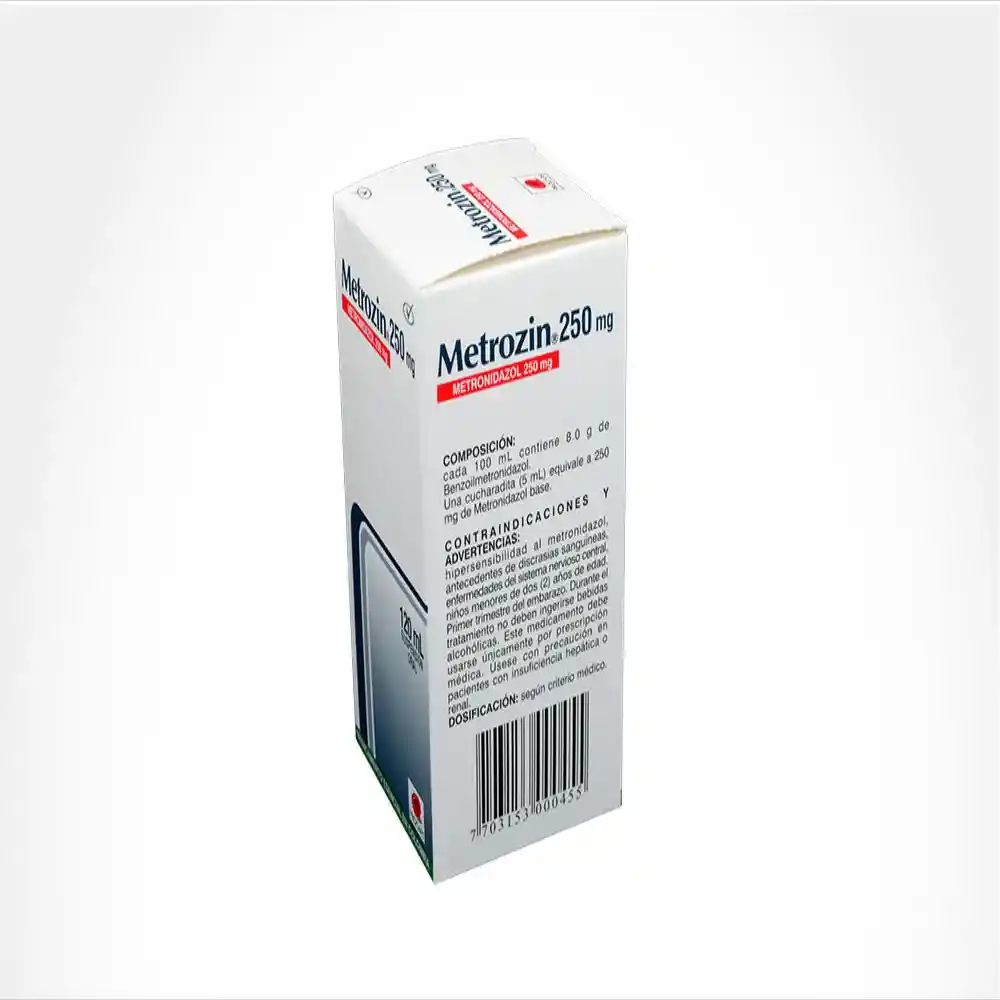 Metrozin Suspensión Oral (250 mg)