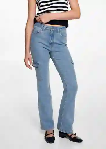 Jean Flarecar Tejano Medio Talla 19 Niños Mango