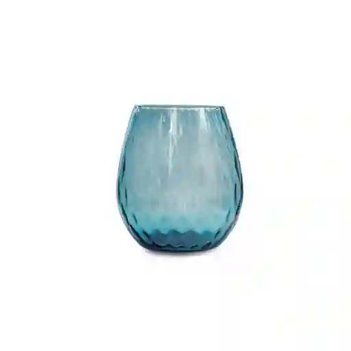 Ambiente Gourmet Vaso Rombos Azul Marca Exclusiva