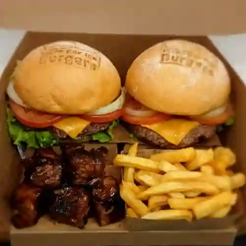 Burger box costillitas bbq