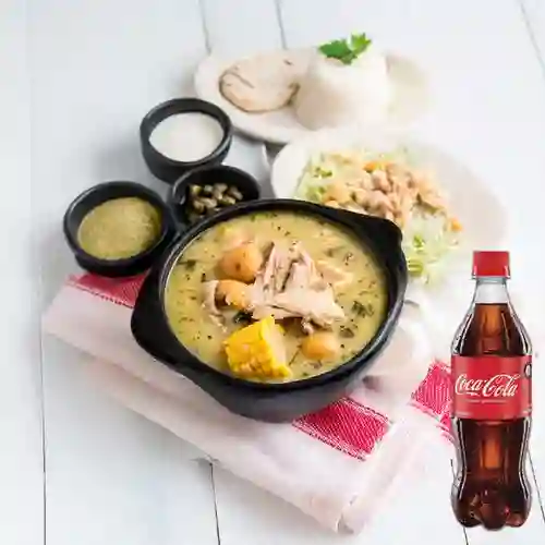 Combo Ajiaco + Coca Cola Original 600ML