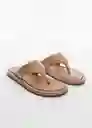 Sandalias Sam Nude Talla 41 Mujer Mango