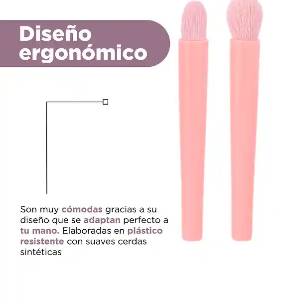 Set de Brochas de Maquillaje Con Estuche Miniso