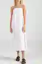 ONeill Vestido Largo Morette Solid Blanco Talla S