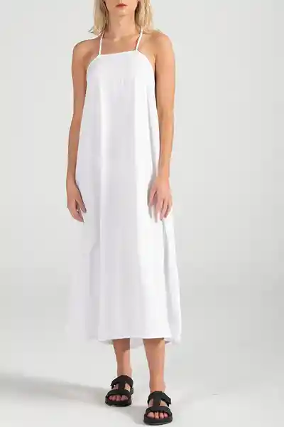 ONeill Vestido Largo Morette Solid Blanco Talla S