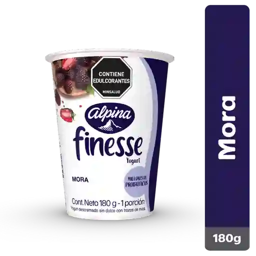 Finesse Yogurt Sabor a Mora