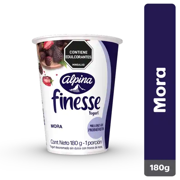 Finesse Yogurt Sabor a Mora