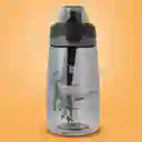 Vaso Plástico Mango Silicona Jurassic Azul Oscuro 500 mL Miniso