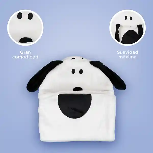 Manta Con Capucha Snoopy Colorful Life Miniso