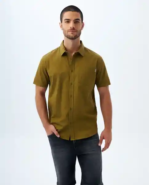 Camisa Hombre Verde Talla XL 819f005 Americanino