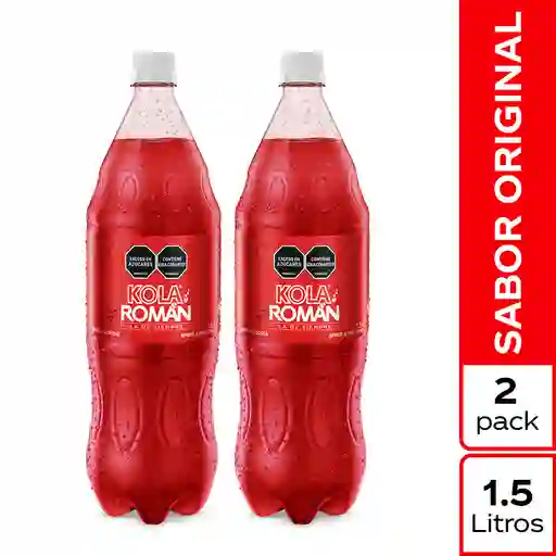 2 x Gaseosa Kola Roman x 1500 mL