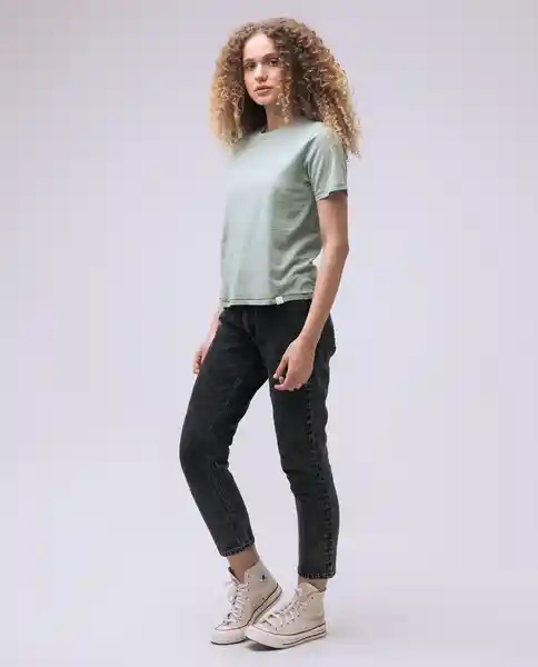  Camiseta Mujer Verde Talla M 600D004 AMERICANINO 