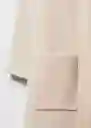 Abrigo Ringo Piedra Talla XL Mujer Mango