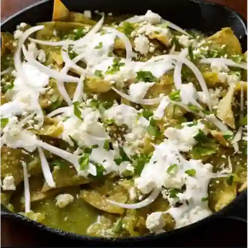 Chilaquiles Verdes con Carne