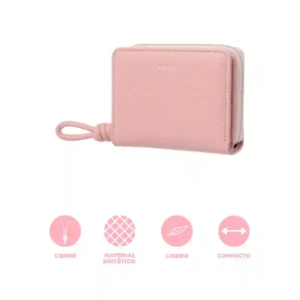 Cartera Para Mujer Cinta Con Nudo Rosa Serie Miniso