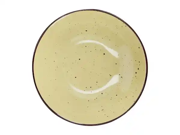 Plato de Sopa Rústico Amarillo Casaideas
