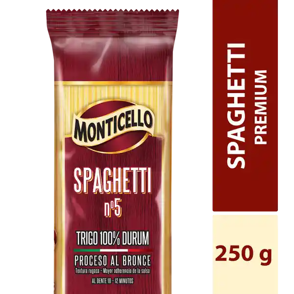 Monticello Spaghetti Clásica # 5