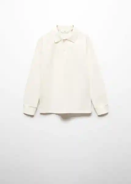 Polo Dani Off White Talla 10 Niños Mango