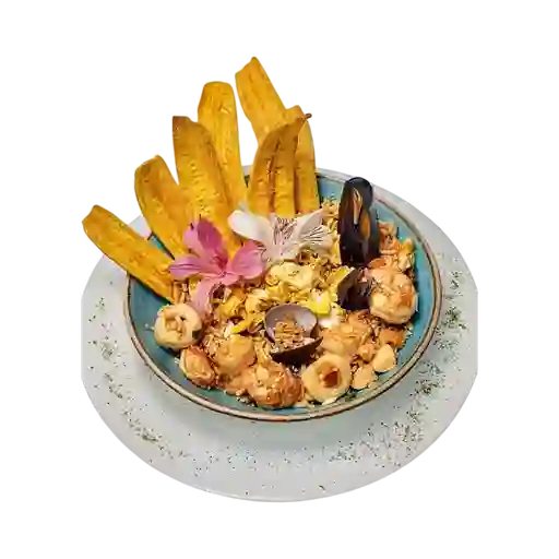 Arroz Chaufa con Mariscos