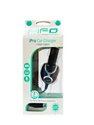 Ipro Cargador Carro Fifo Con Cable Micro 4 Ft