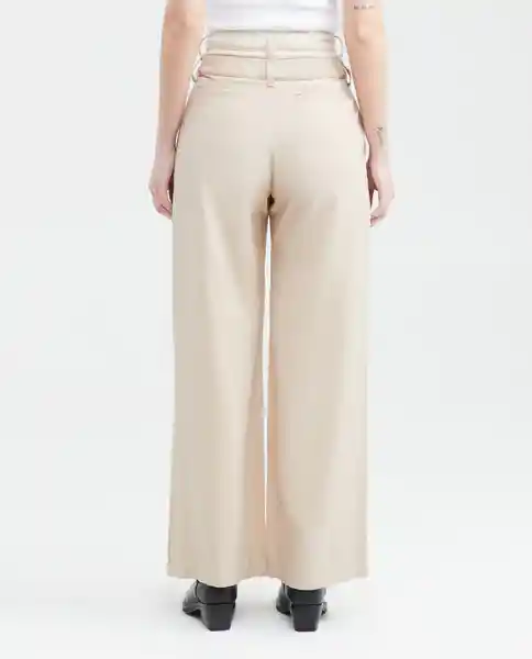 Pantalón Double Waistband Mujer Café Quemado Claro 10 Chevignon