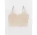 Top Deportivo Color Beige Talla Large American Eagle