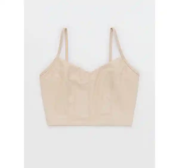 Top Deportivo Color Beige Talla Large American Eagle