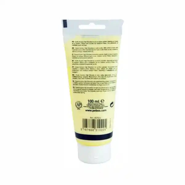 Pébéo Pintura Acrylic Studio Amarillo Cadmio Limón 100 mL