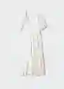 Vestido Romi Blanco Talla XS Mujer Mango