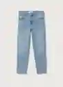 Jeans Newmom Tejano Claro Talla 44 Mujer Mango