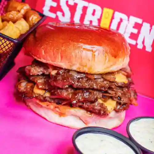 Hamburguesa Estridente Triple Smash