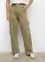 Jean Cargotg Khaki Talla 18 Teen Niñas Mango