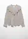 Blusa Nina Beige Talla 19 Teen Niñas Mango