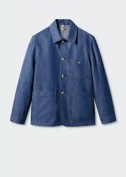 Chaqueta Pontone Índigo Talla M Hombre Mango