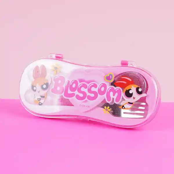 Juego de Cubiertos Las Chicas Superpoderosas Rosa Miniso