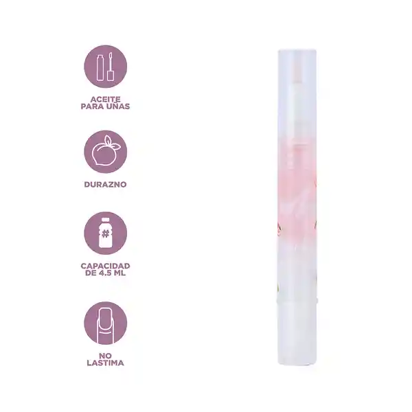 Aceite Para Uñas y Cutícula Serie Minimalist Peach Miniso