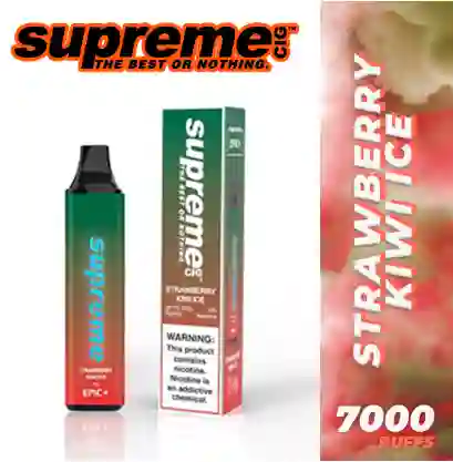 Vape Supreme Strawberry Kiwi  Epic  +  (5%) 7000 Puffs  - 1 Ud.