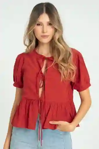 Blusa Summer Color Cobre Talla L Ragged