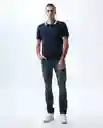 Camiseta Hombre Azul Talla L 801G001_AZU194024 Americanino