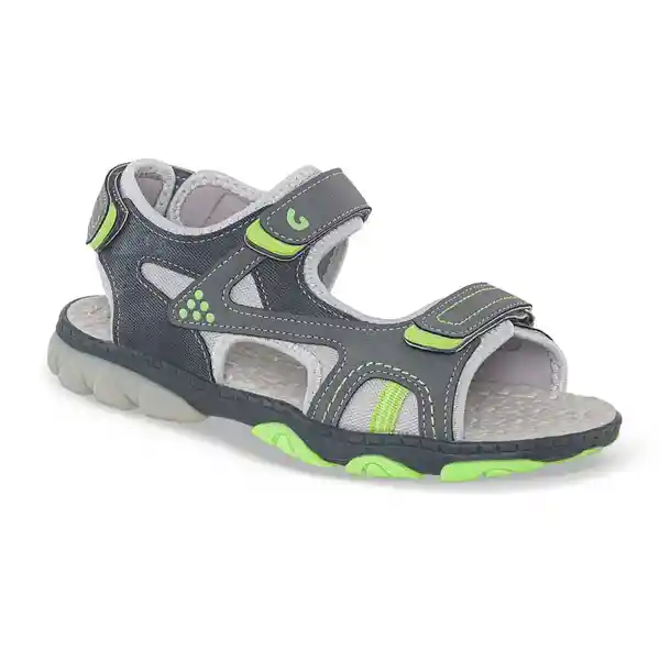 Los Gomosos Sandalias Essen Hombre y Niño Gris Verde Talla 30