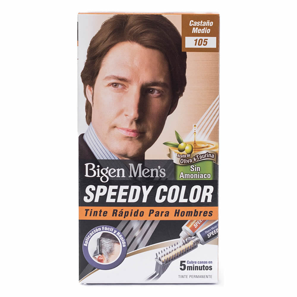 Bigen Men´s Tinte Rápido para Hombres Speedy Castaño Medio 105